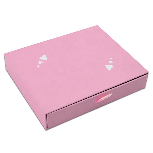 Pink jewelry box for girls gift packing